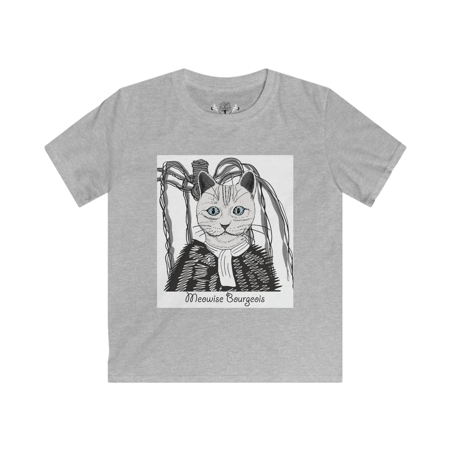 Kids Meowise Bourgeois Graphic T-shirt