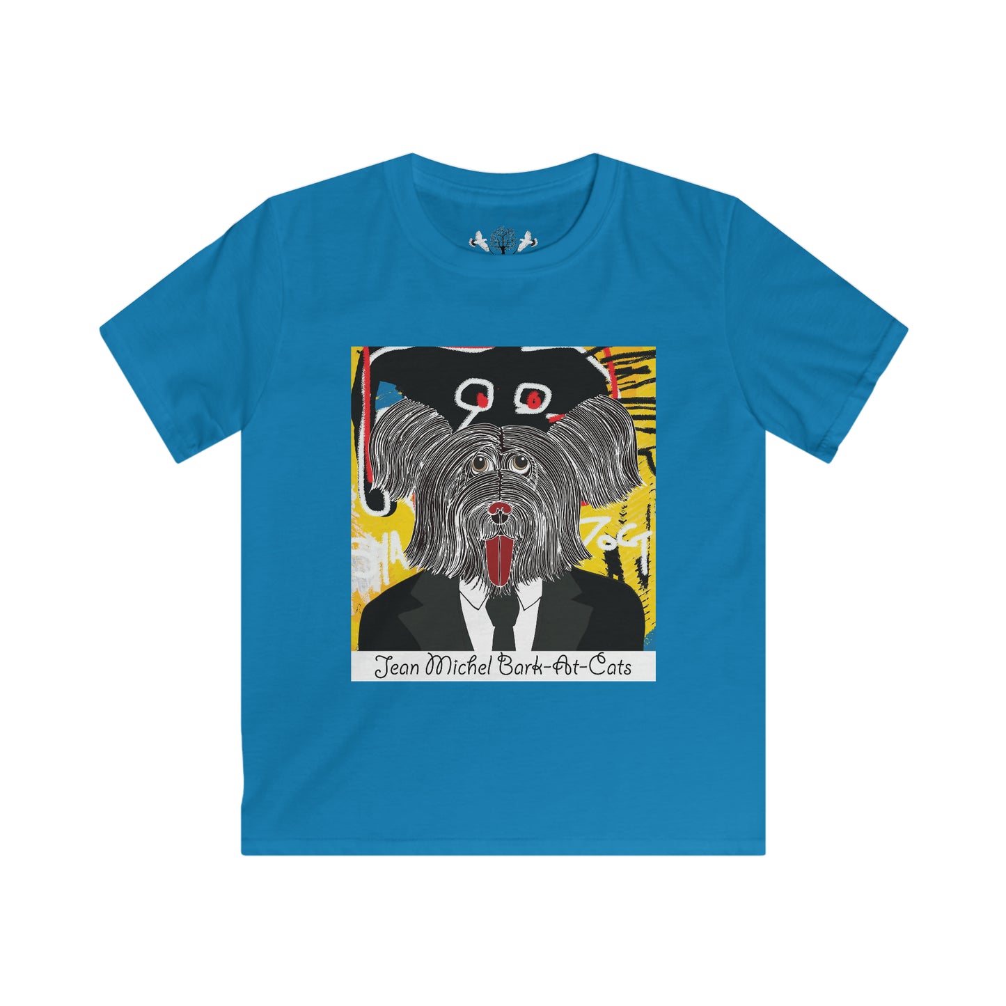 Kids Jean-Michel Bark-At-Cats Graphic T-Shirt