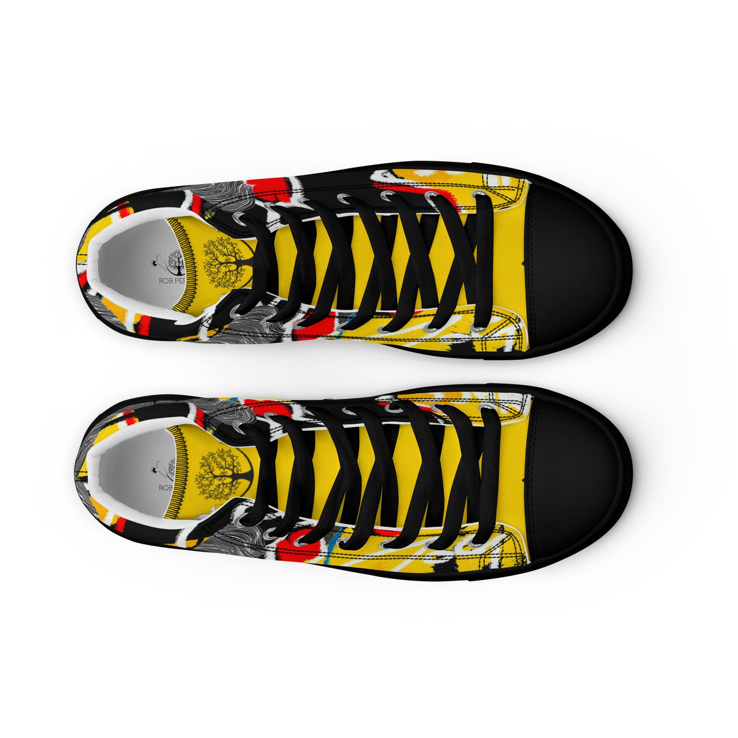 Limited Edition - Jean-Michel Bark-At-Cats High Top Sneakers