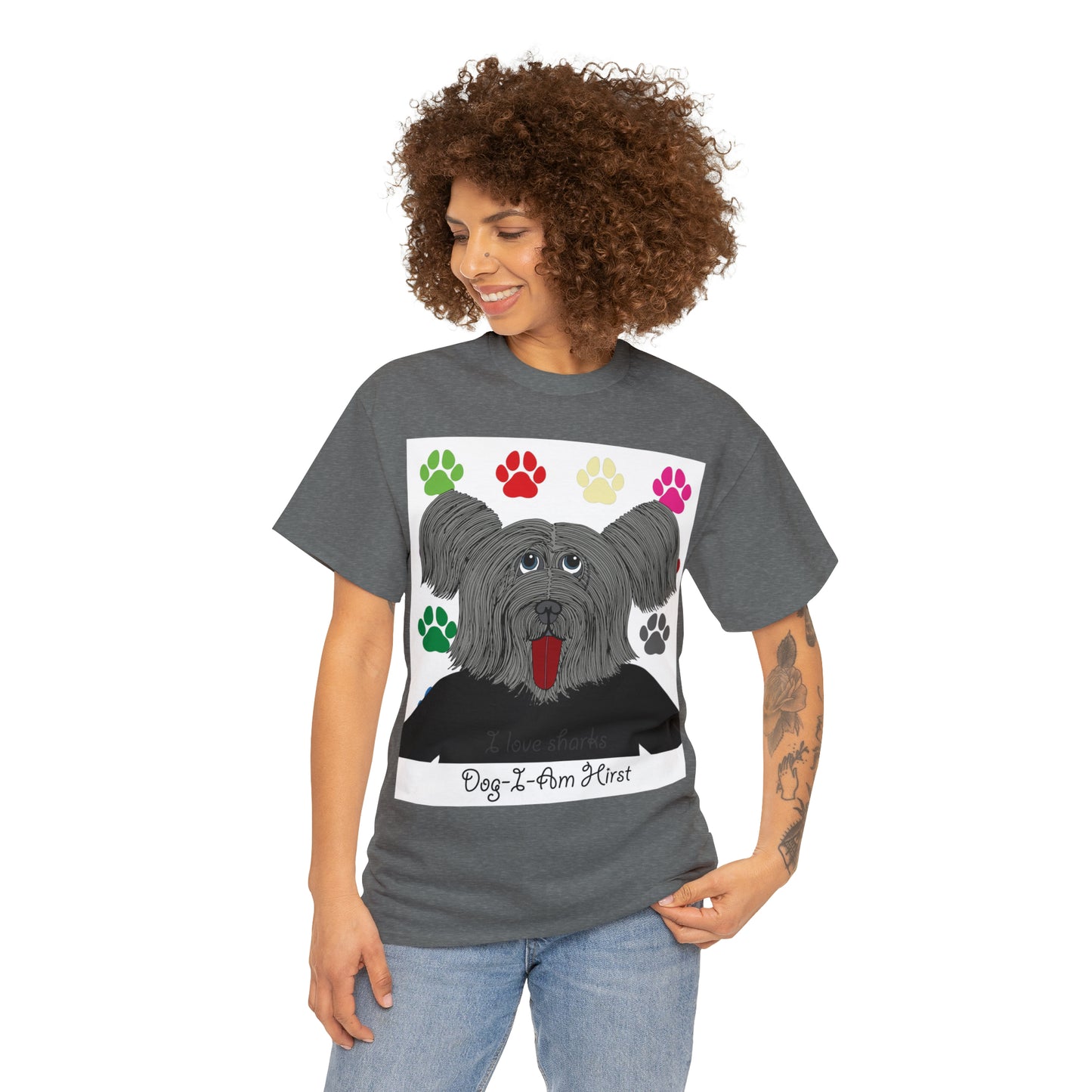 Dog-I-Am Hirst Unisex Graphic T-shirt