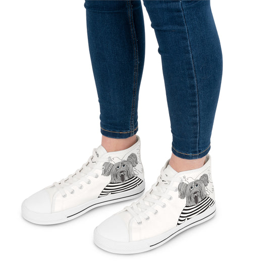 Limited Edition - WOMAN's Puplo Pupcasso High Top Sneakers