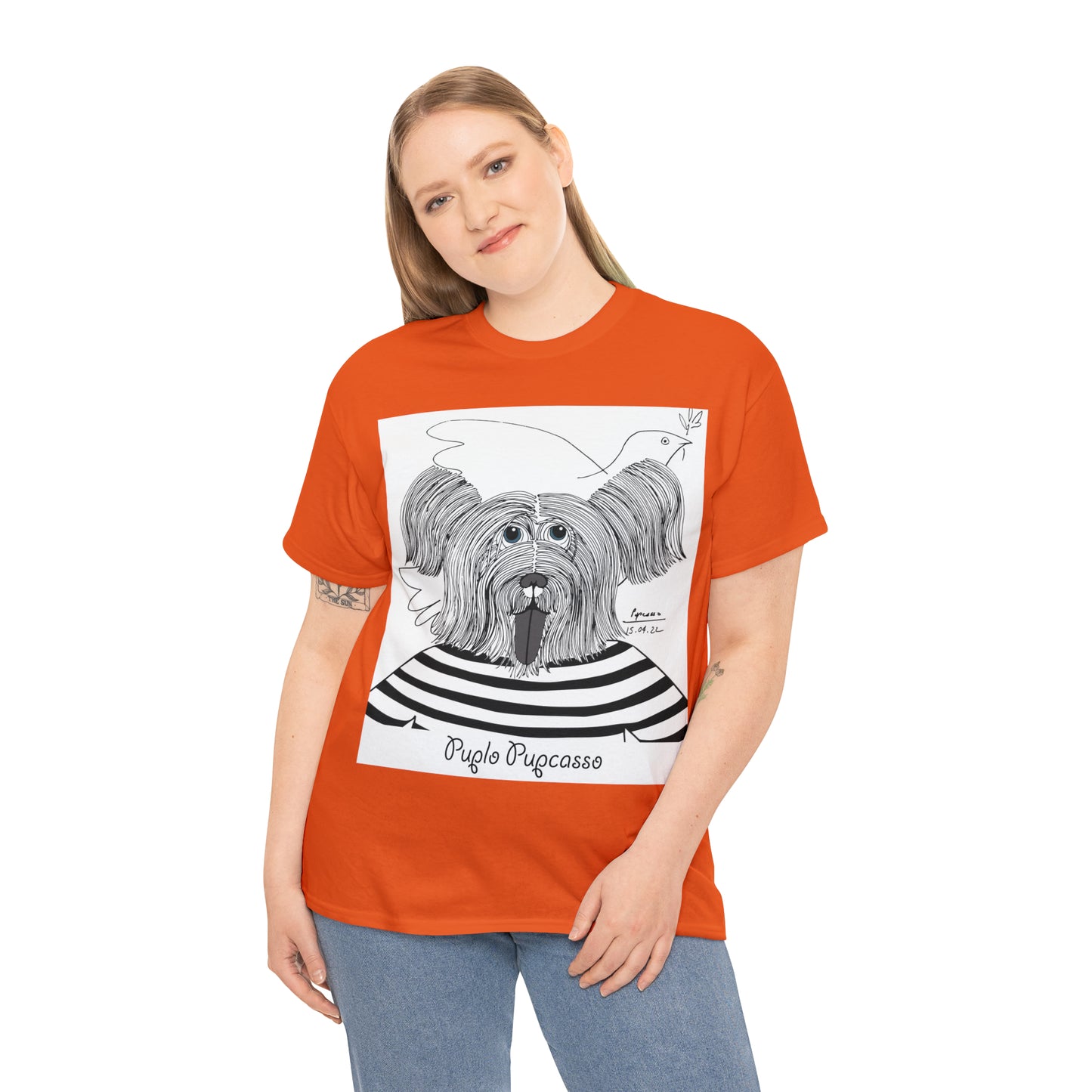 Puplo Pupcasso Unisex Graphic T-shirt
