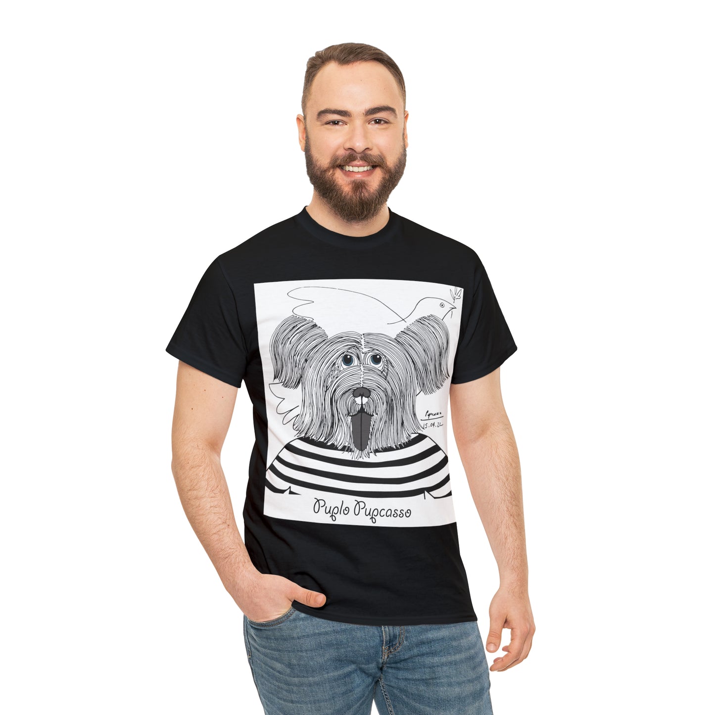 Puplo Pupcasso Unisex Graphic T-shirt