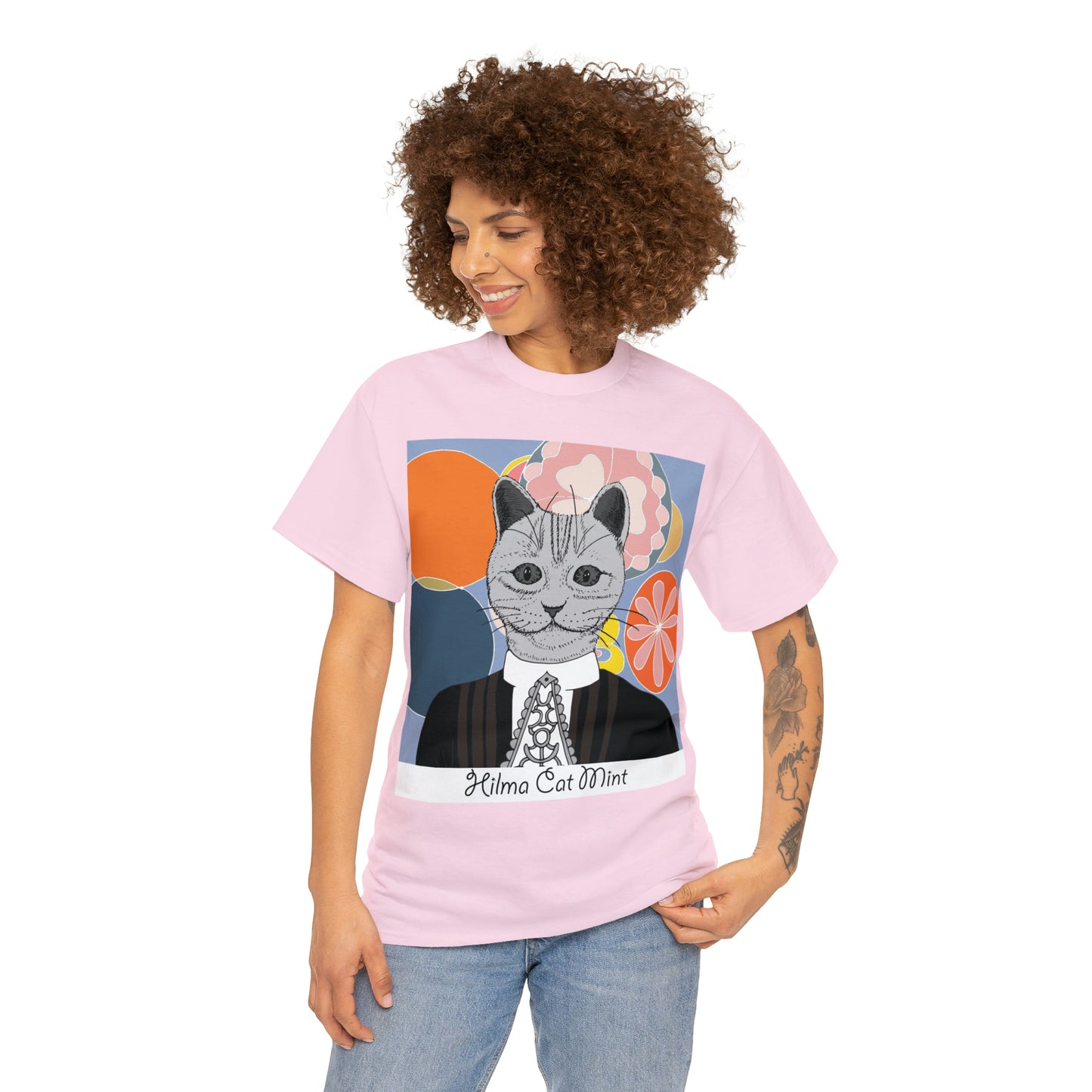 Hilma Cat Mint Unisex Graphic T-shirt