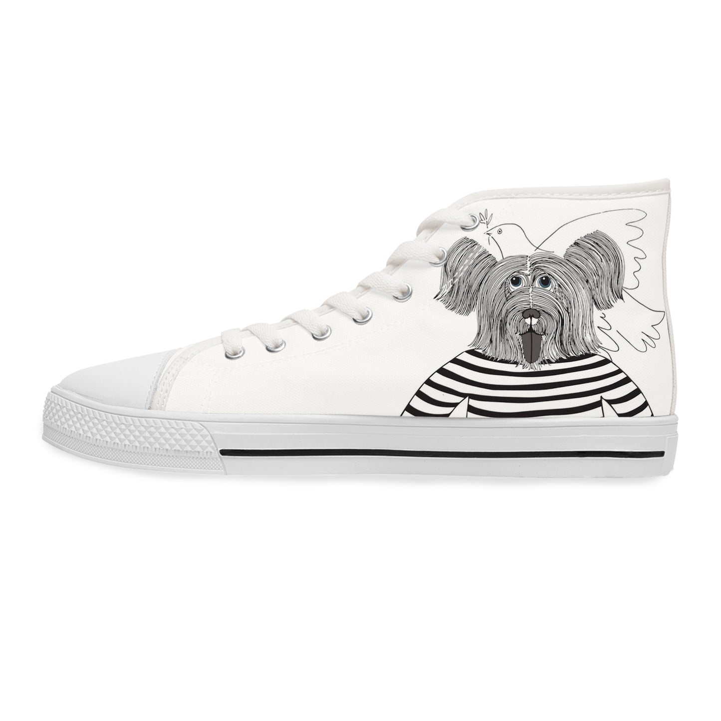 Limited Edition - WOMAN's Puplo Pupcasso High Top Sneakers