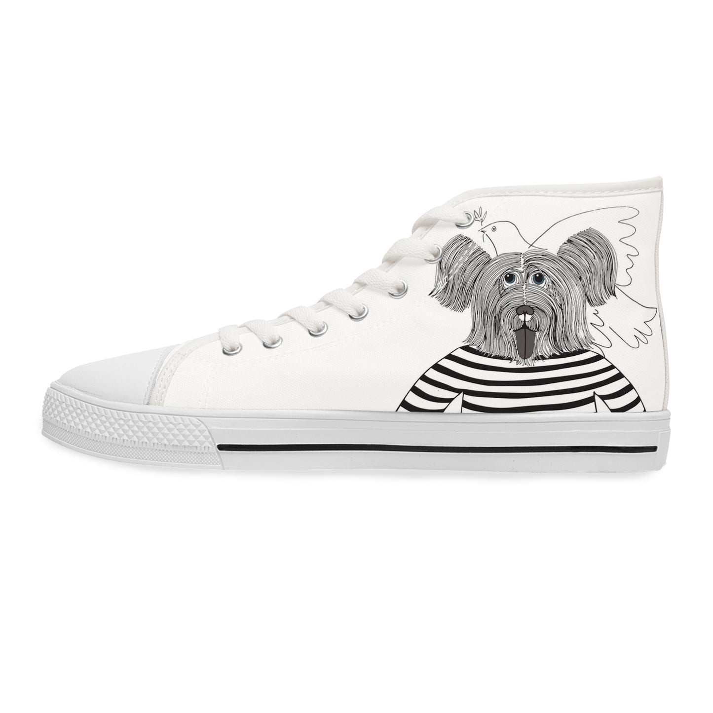 Limited Edition - WOMAN's Puplo Pupcasso High Top Sneakers