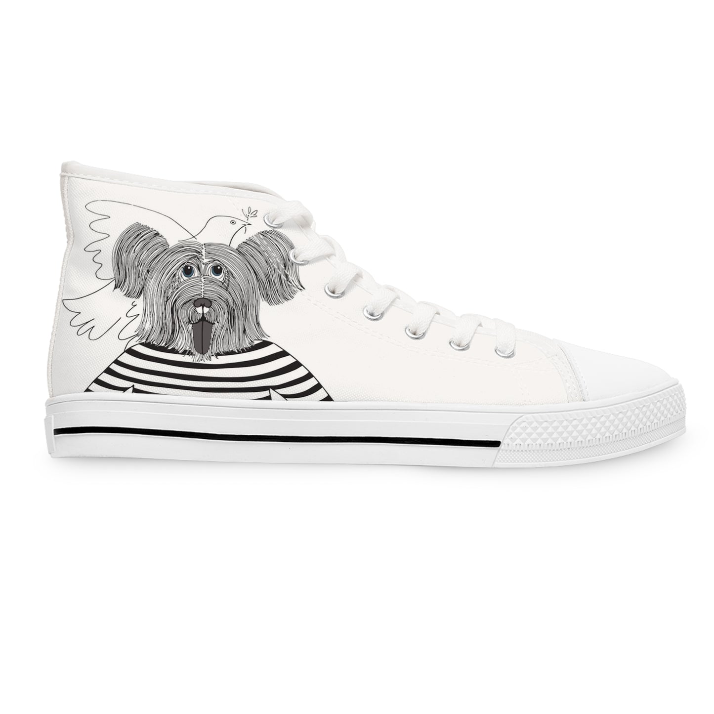 Limited Edition - WOMAN's Puplo Pupcasso High Top Sneakers
