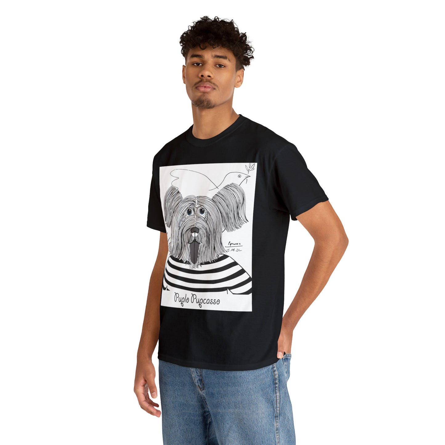 Puplo Pupcasso Unisex Graphic T-shirt