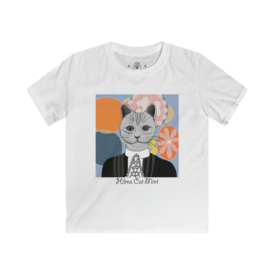 Kids Hilma Cat Mint Graphic T-shirt