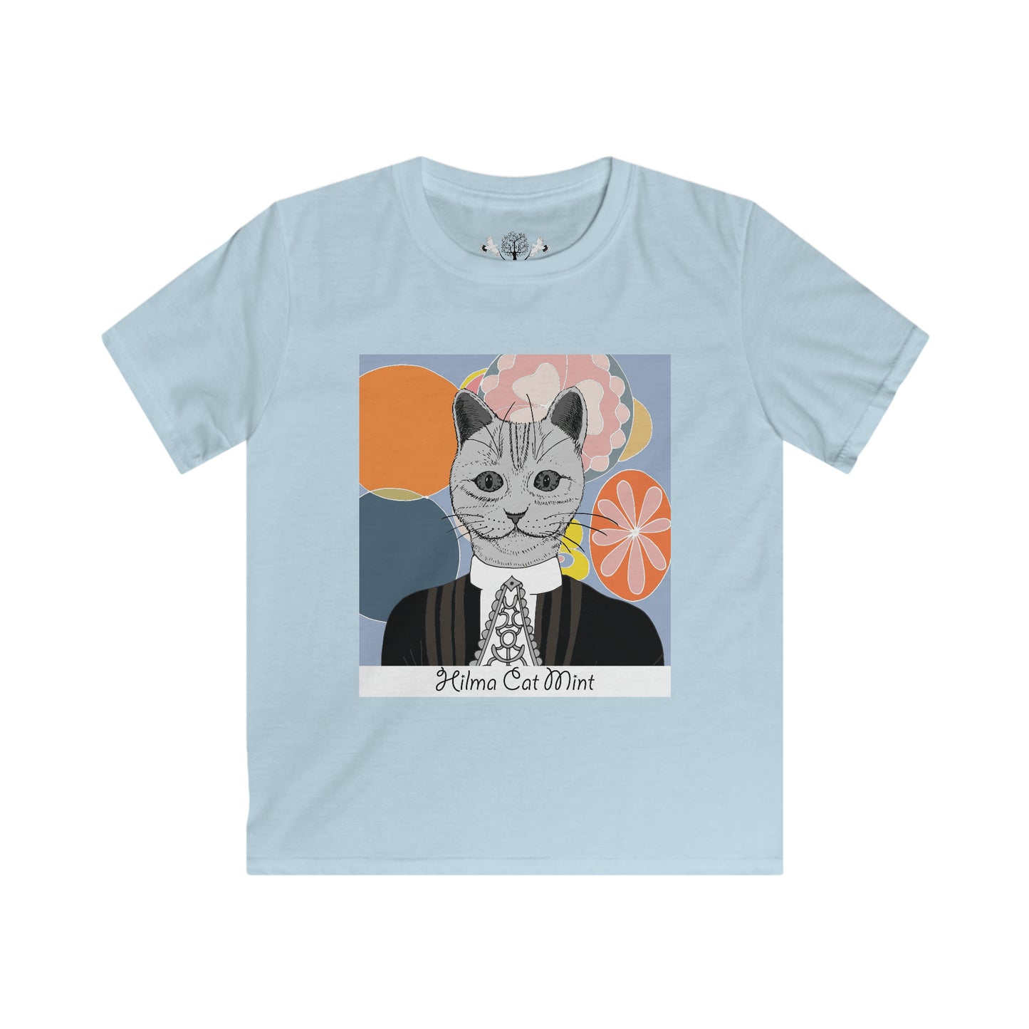 Kids Hilma Cat Mint Graphic T-shirt