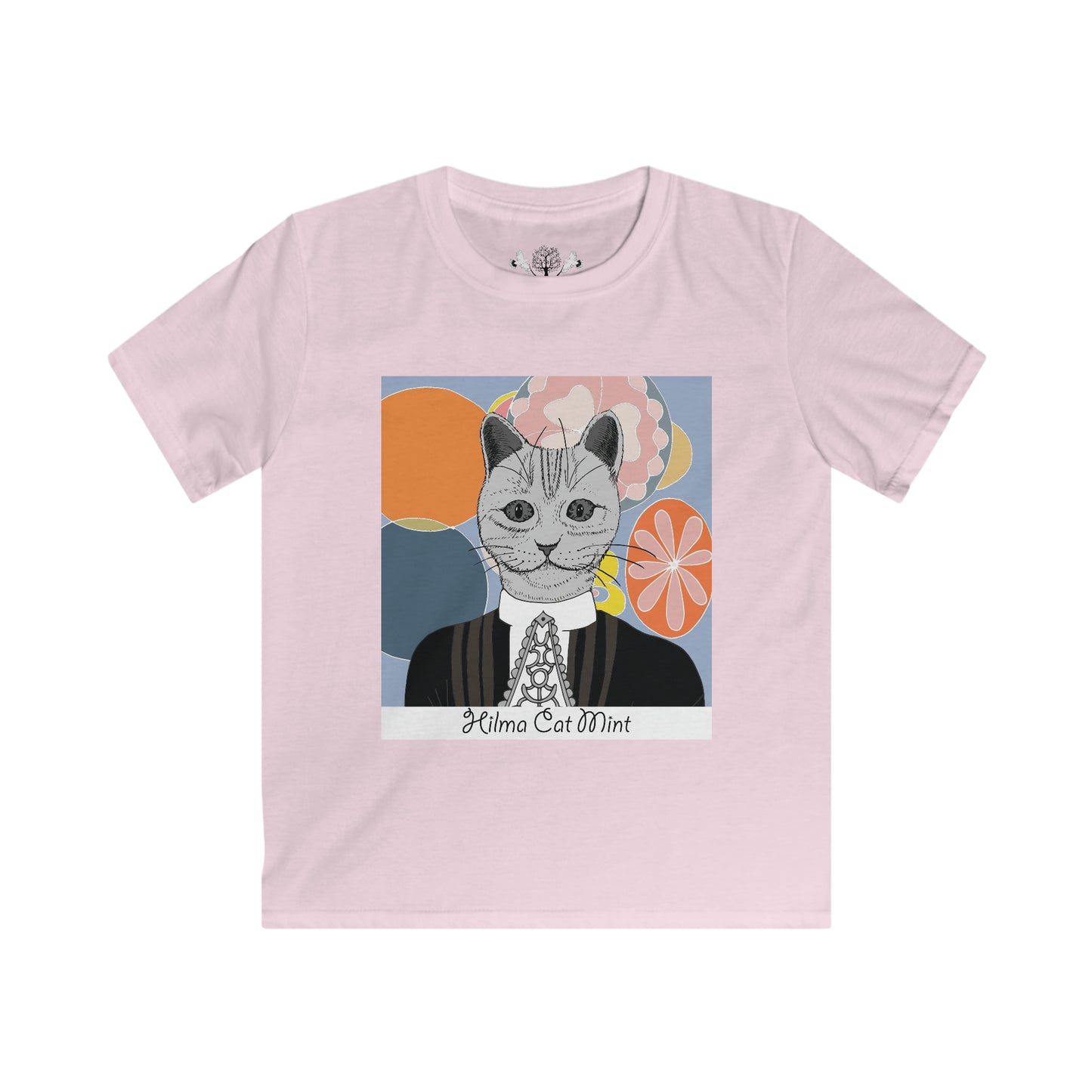 Kids Hilma Cat Mint Graphic T-shirt