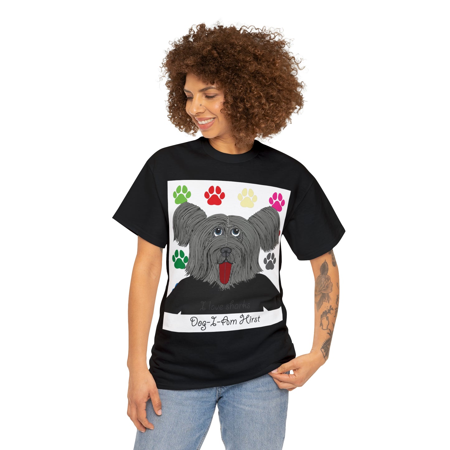 Dog-I-Am Hirst Unisex Graphic T-shirt