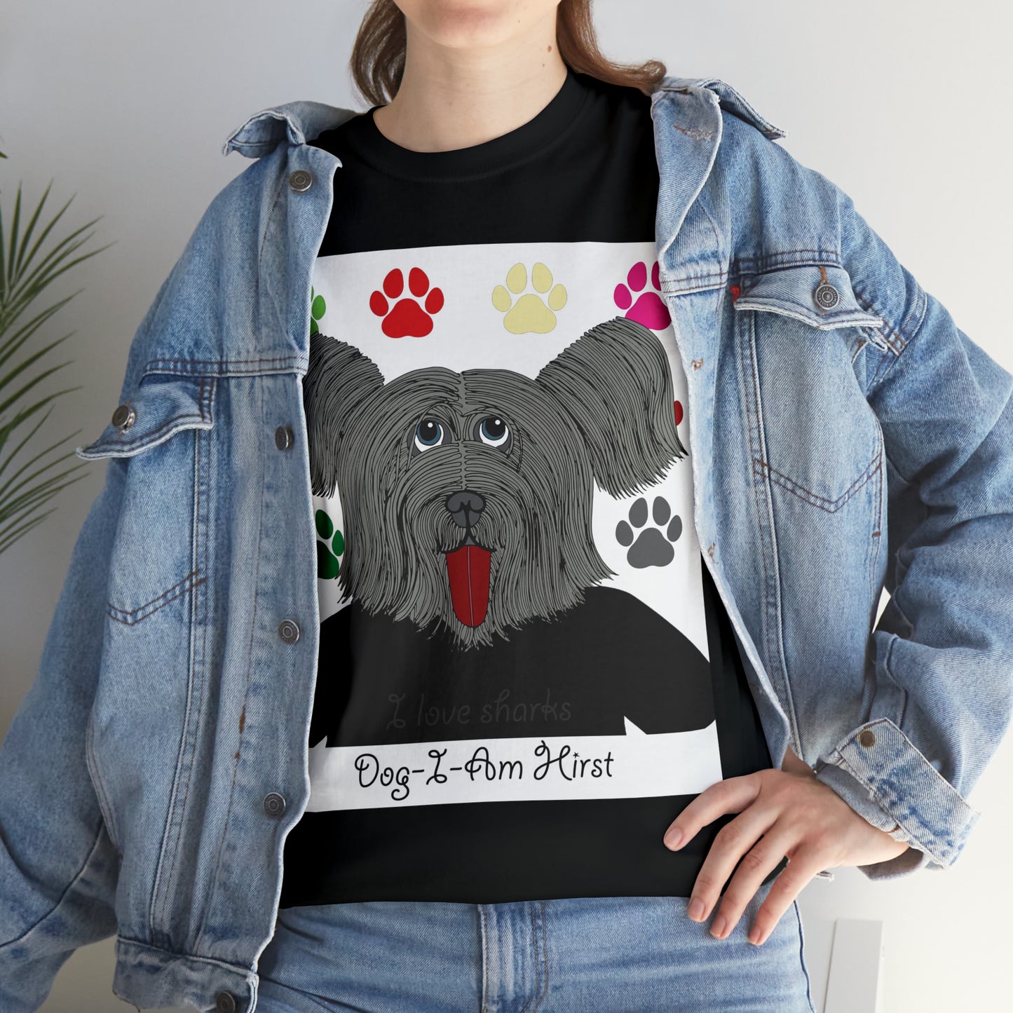 Dog-I-Am Hirst Unisex Graphic T-shirt