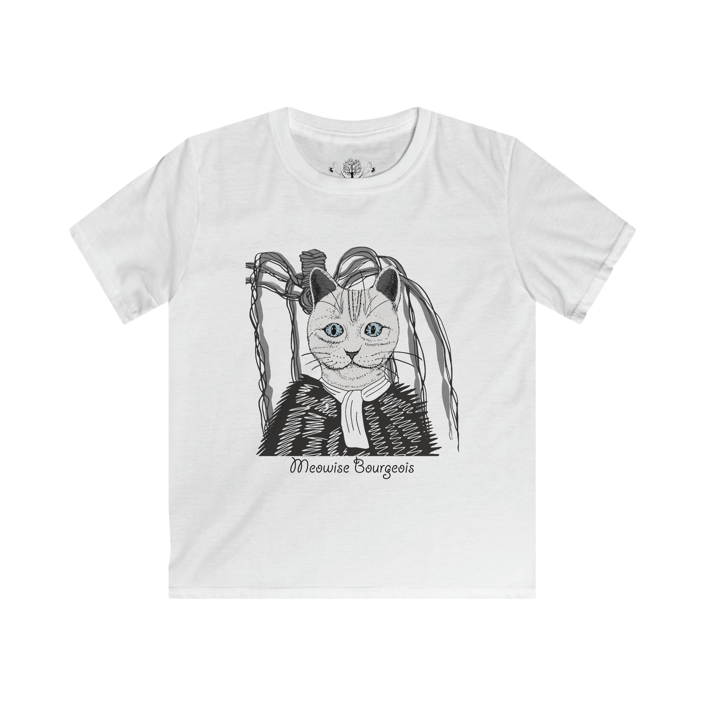 Kids Meowise Bourgeois Graphic T-shirt