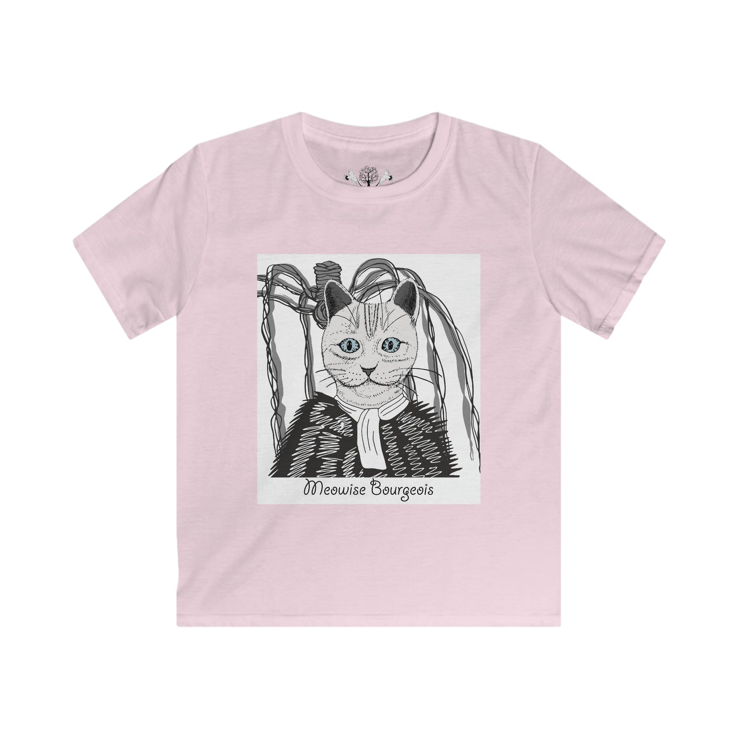 Kids Meowise Bourgeois Graphic T-shirt