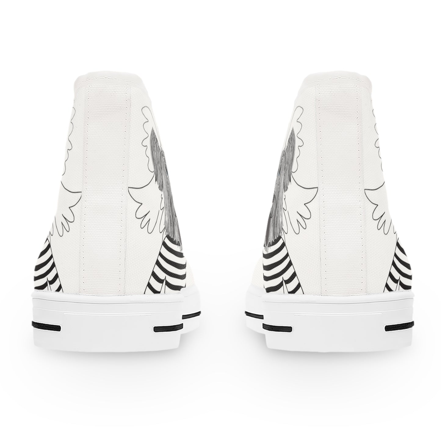 Limited Edition - WOMAN's Puplo Pupcasso High Top Sneakers
