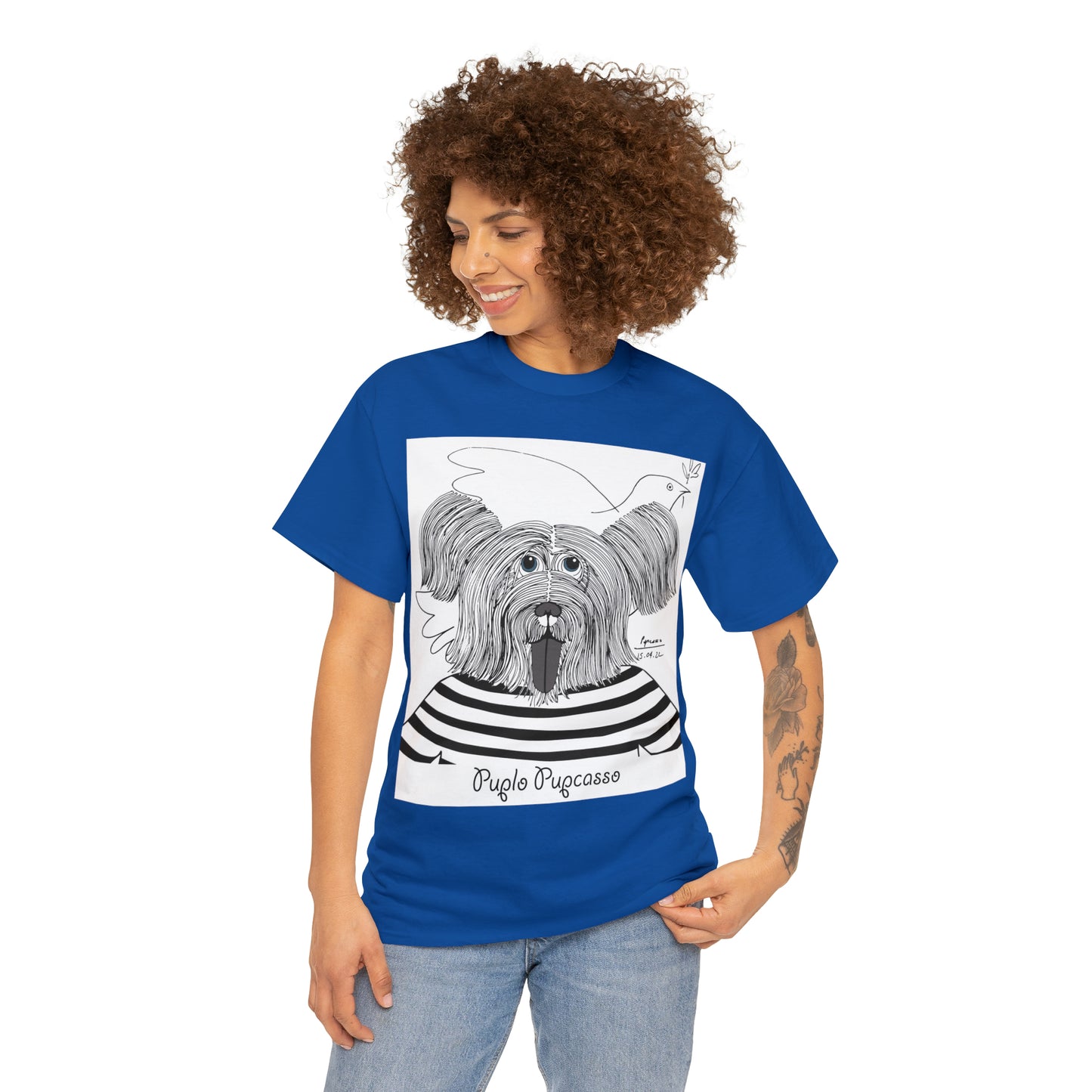 Puplo Pupcasso Unisex Graphic T-shirt