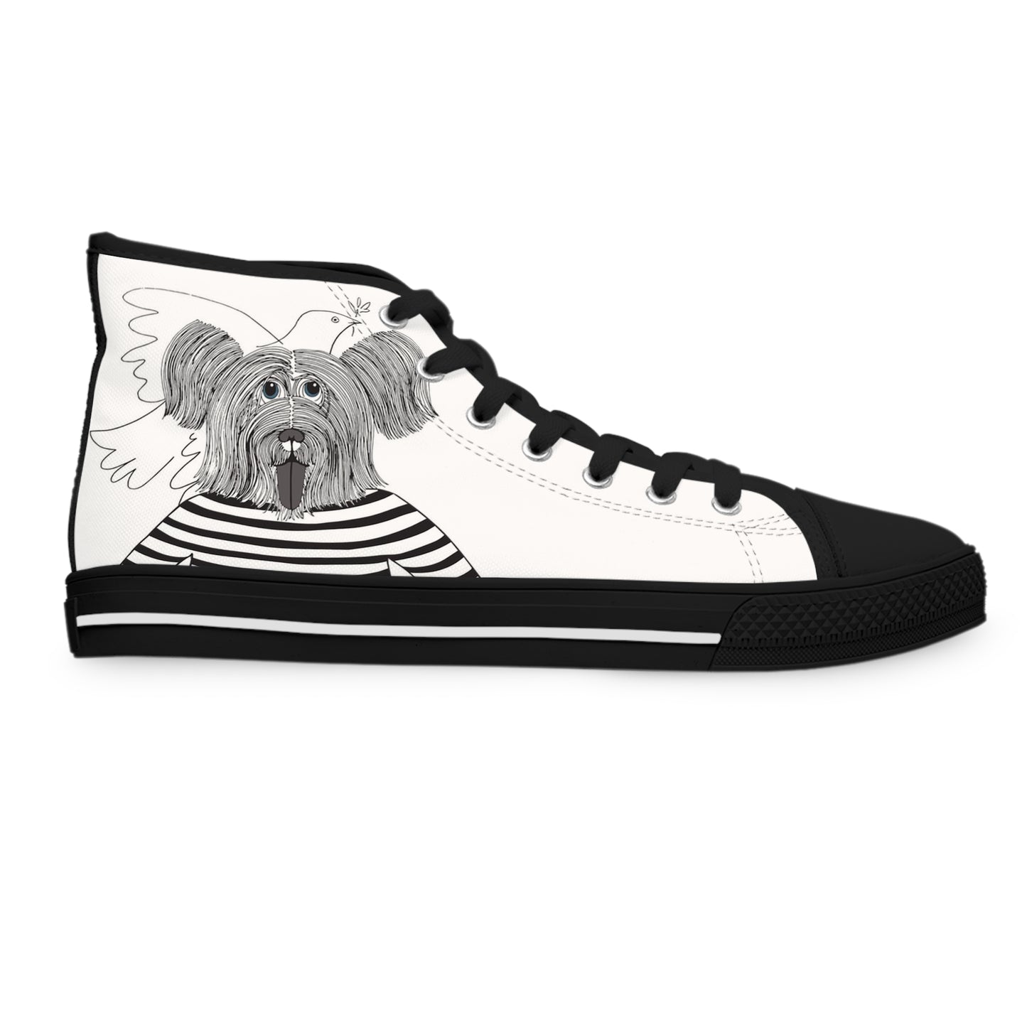 Limited Edition - WOMAN's Puplo Pupcasso High Top Sneakers