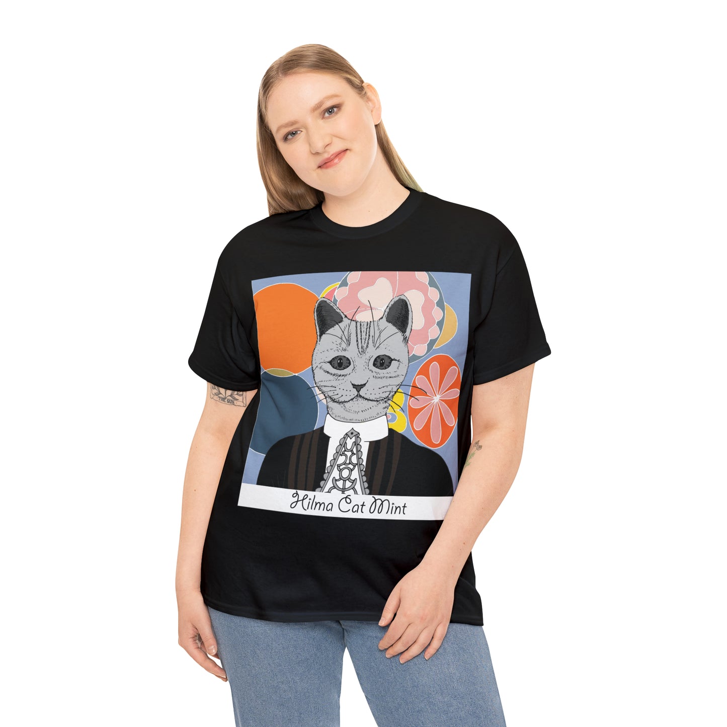 Hilma Cat Mint Unisex Graphic T-shirt