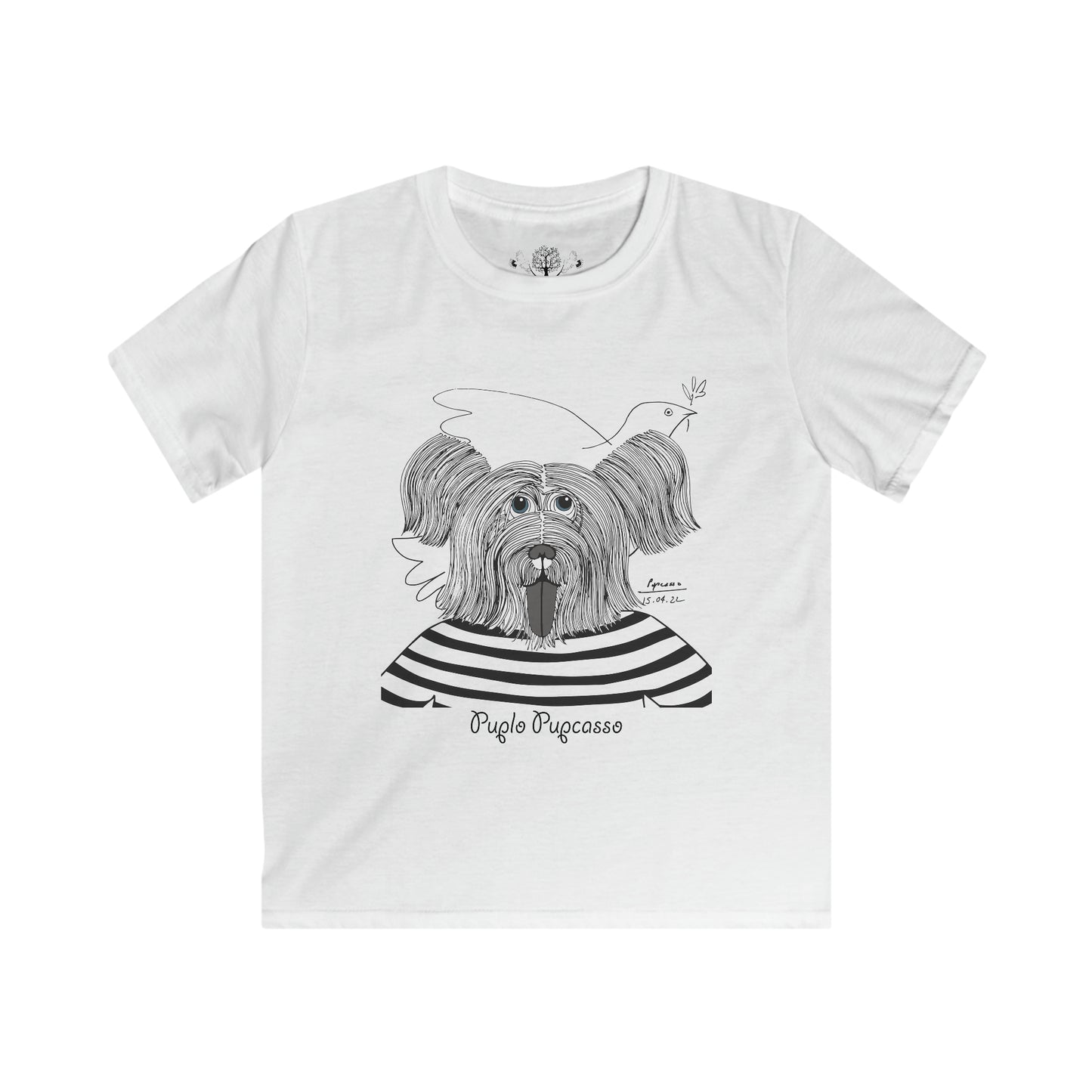 Kids Puplo Pupcasso Graphic T-Shirt