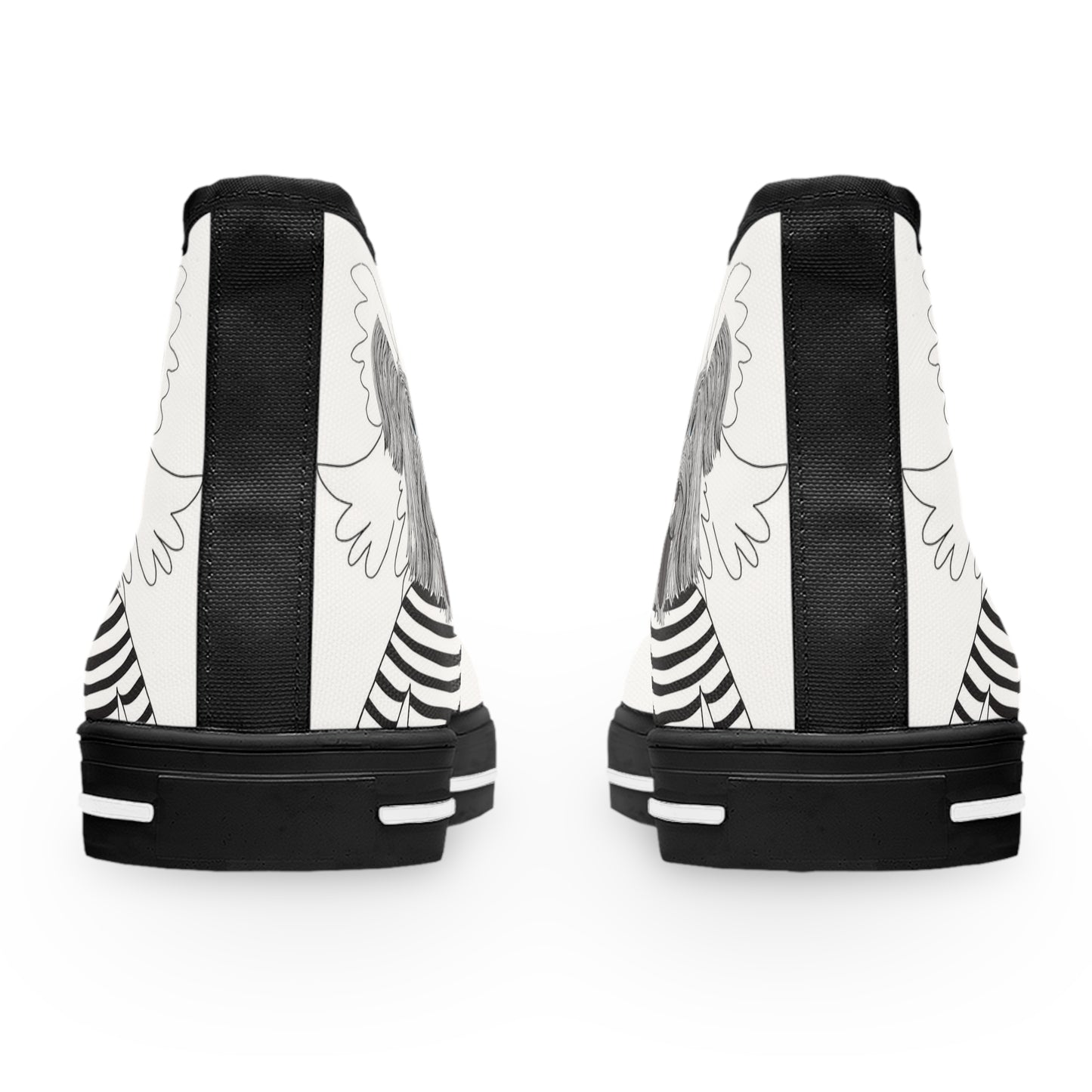 Limited Edition - WOMAN's Puplo Pupcasso High Top Sneakers