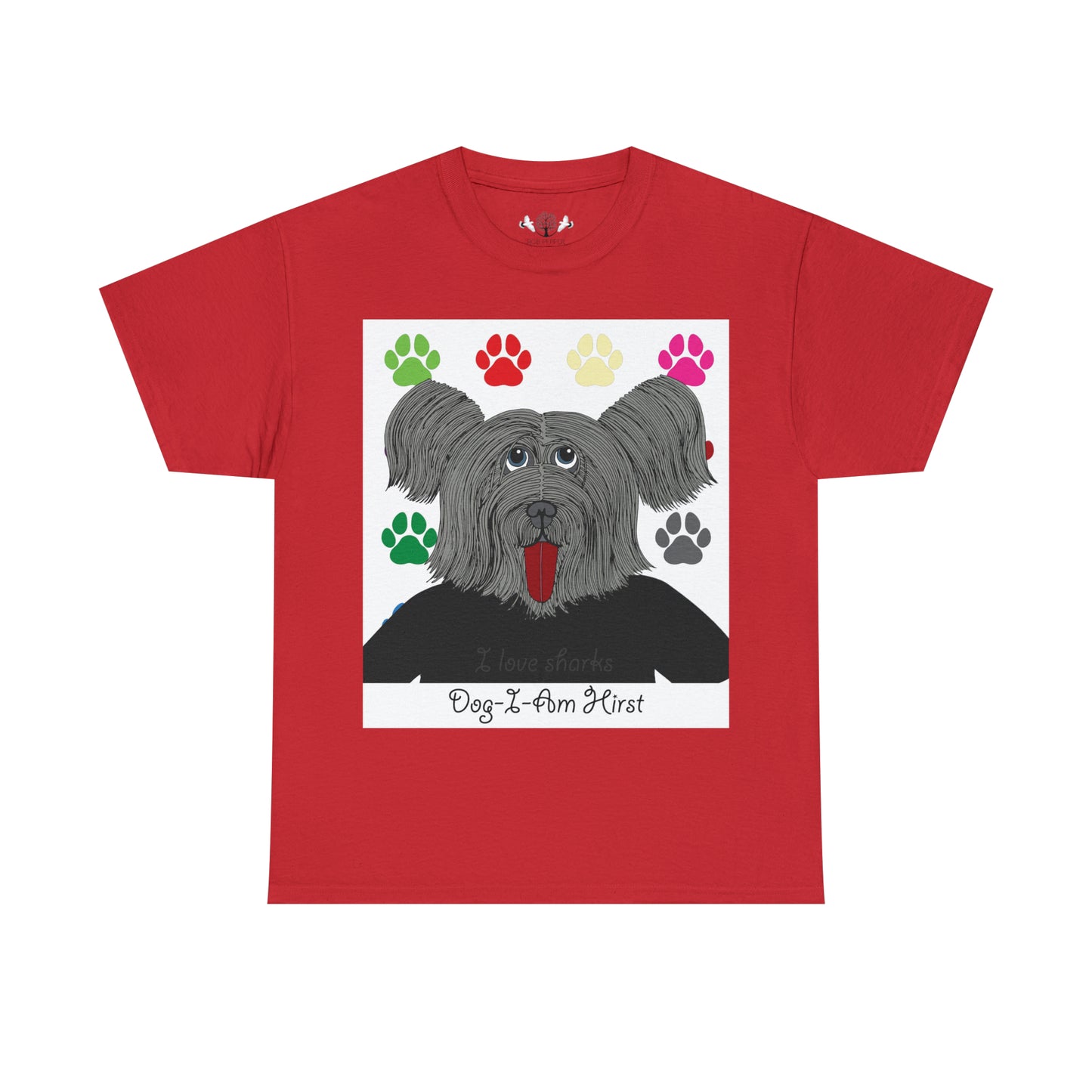 Dog-I-Am Hirst Unisex Graphic T-shirt