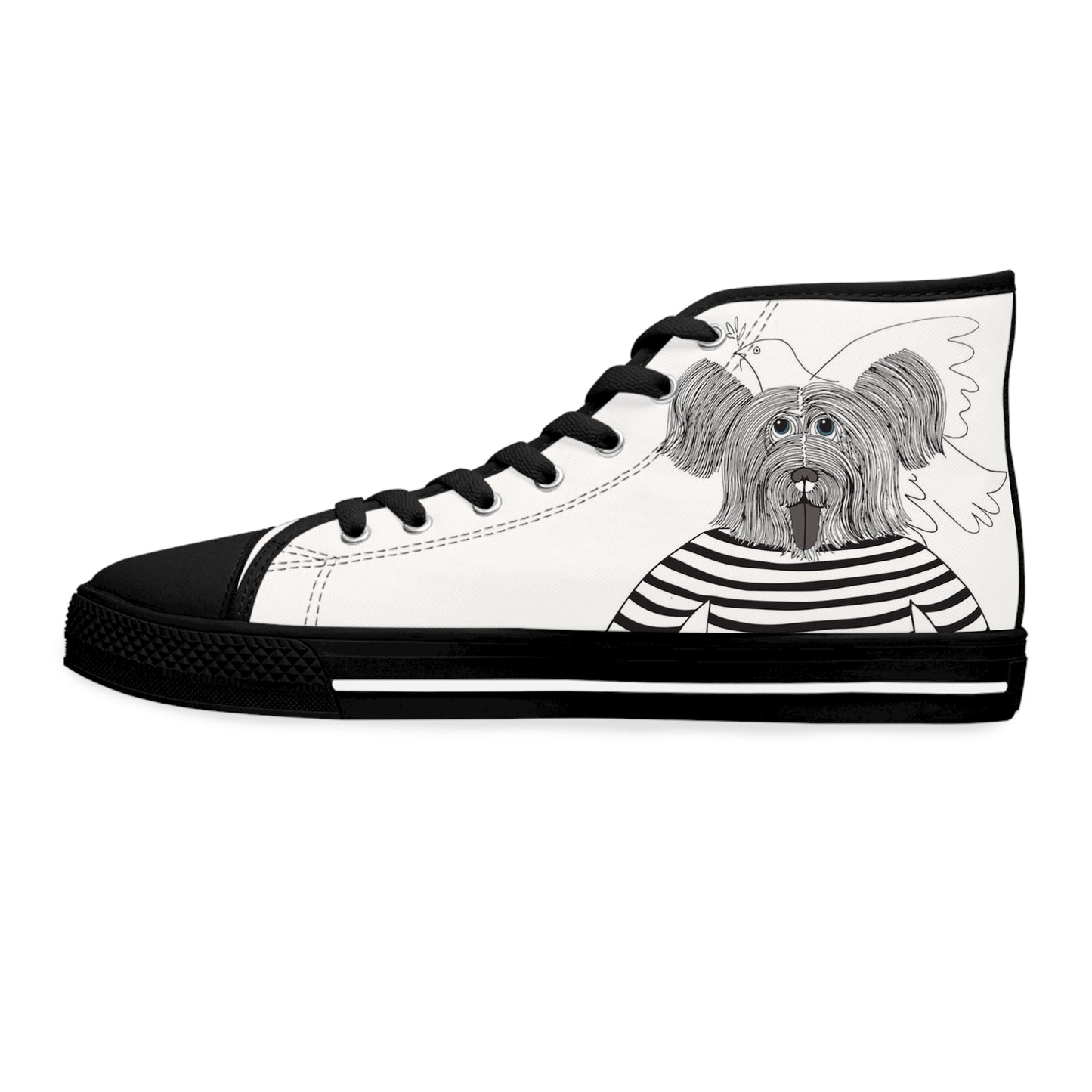 Limited Edition - WOMAN's Puplo Pupcasso High Top Sneakers