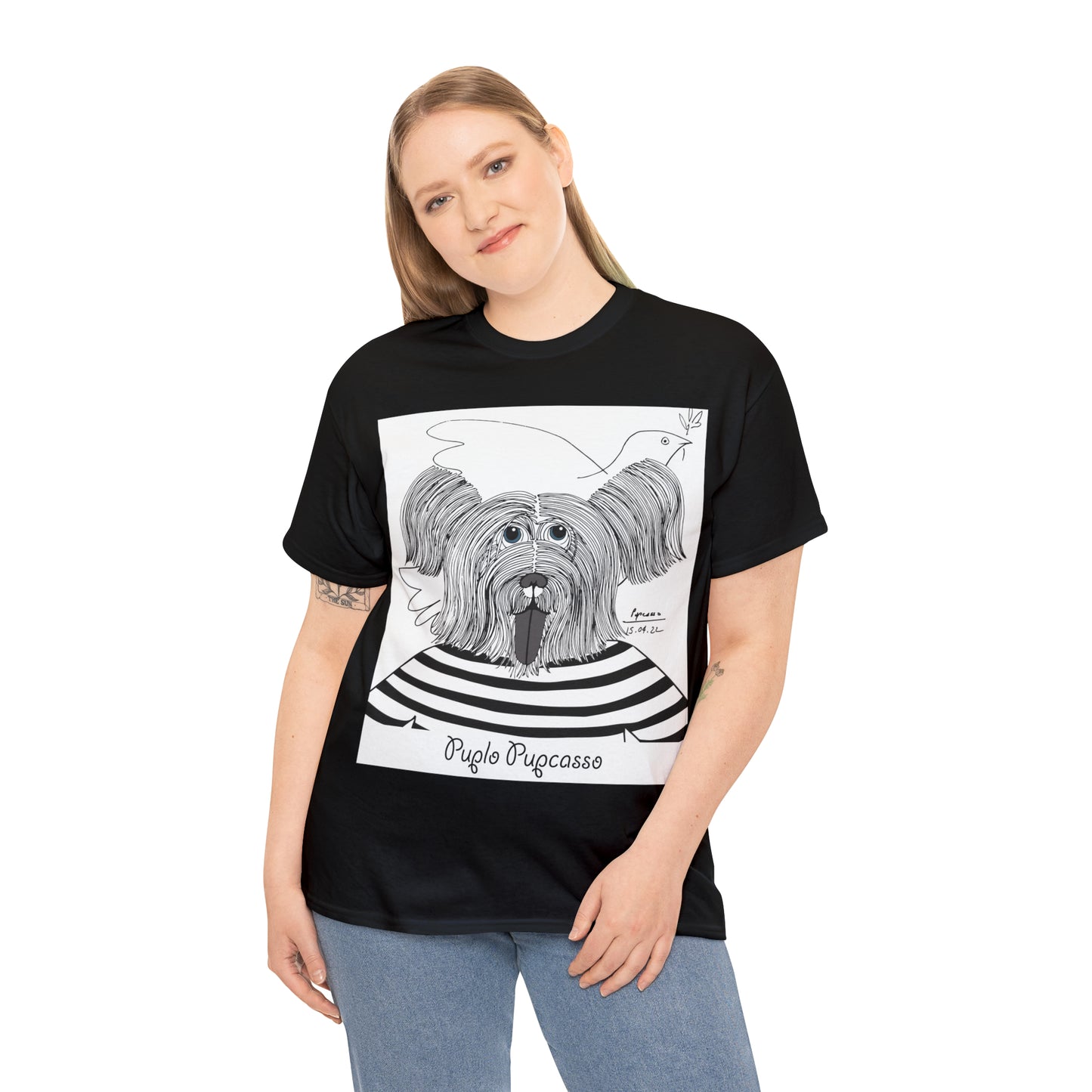 Puplo Pupcasso Unisex Graphic T-shirt