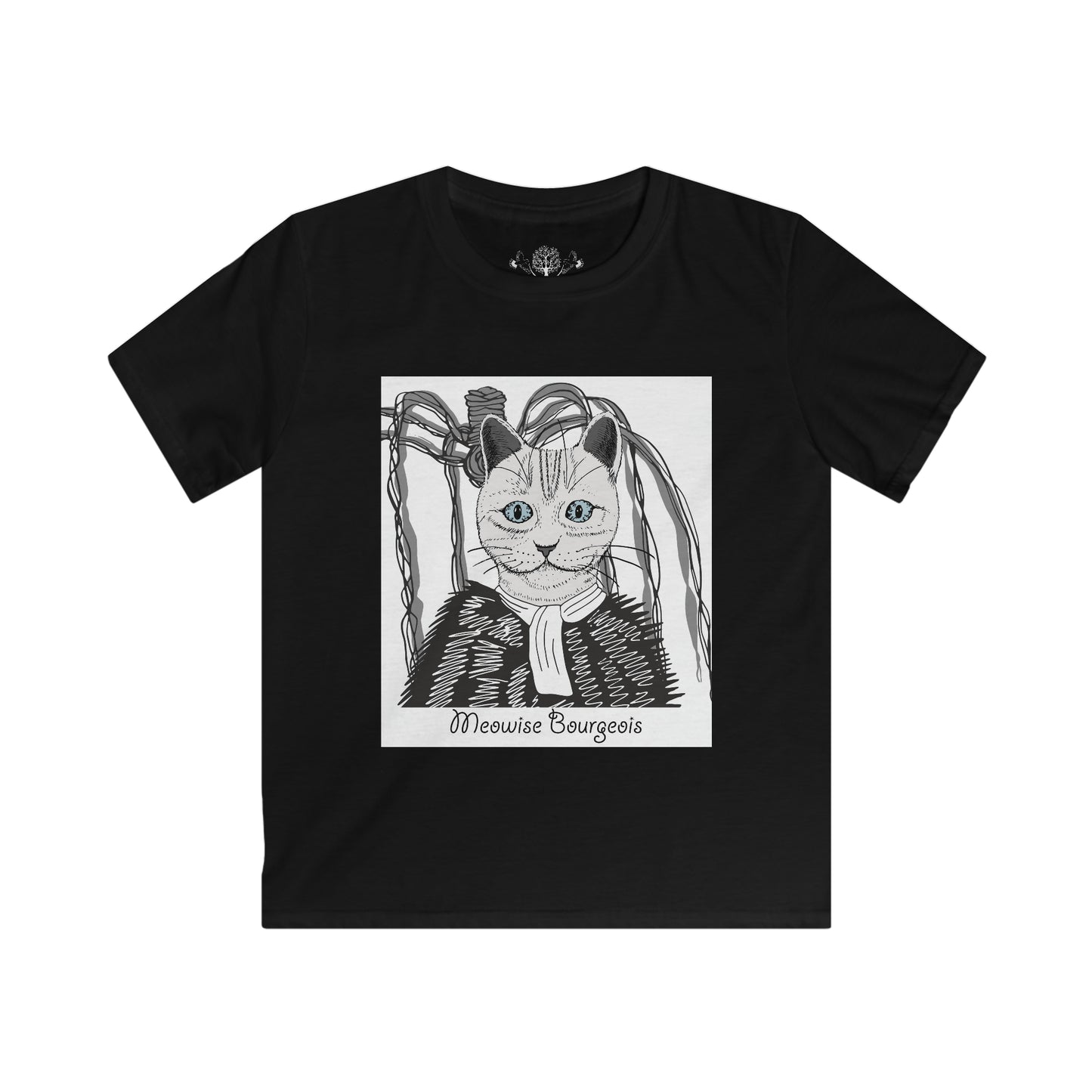 Kids Meowise Bourgeois Graphic T-shirt