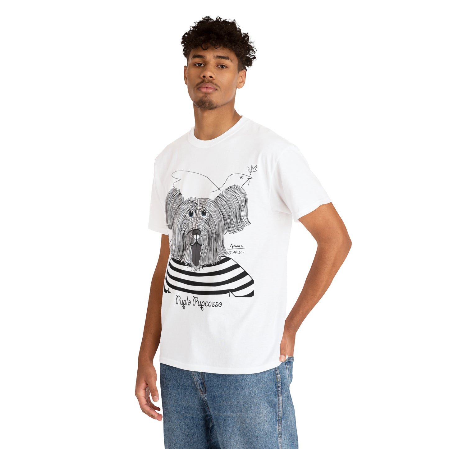 Puplo Pupcasso Unisex Graphic T-shirt