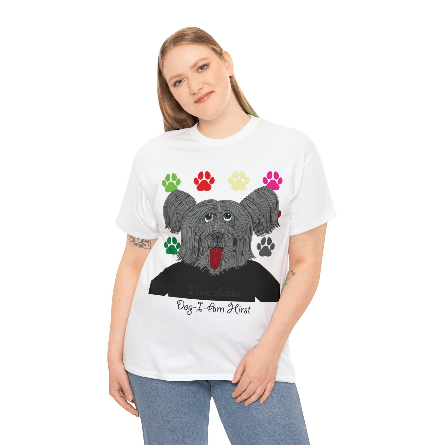 Dog-I-Am Hirst Unisex Graphic T-shirt