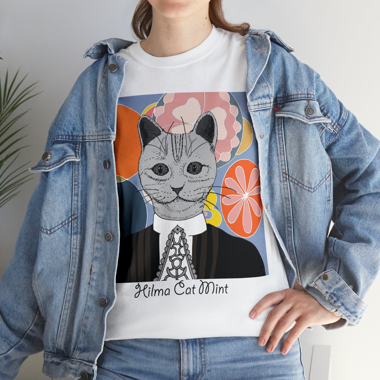 Hilma Cat Mint Unisex Graphic T-shirt