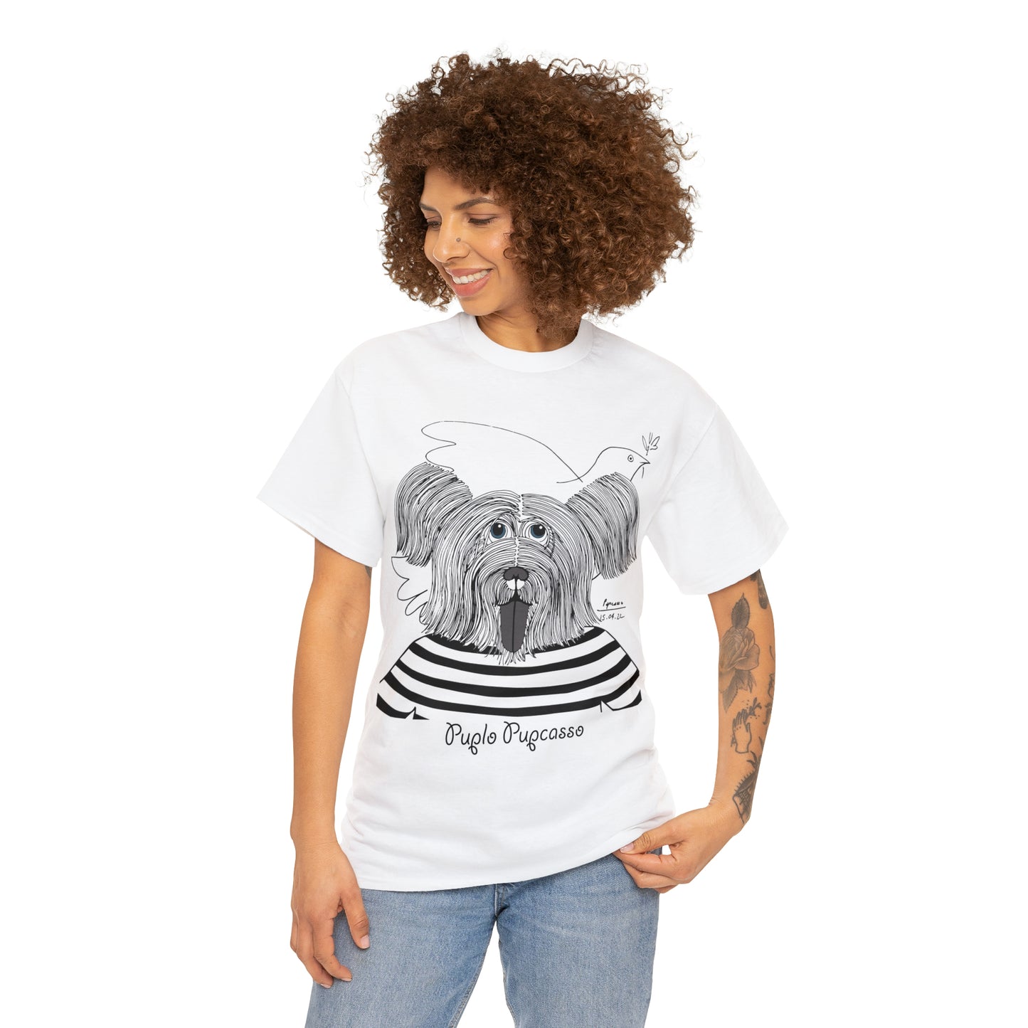 Puplo Pupcasso Unisex Graphic T-shirt