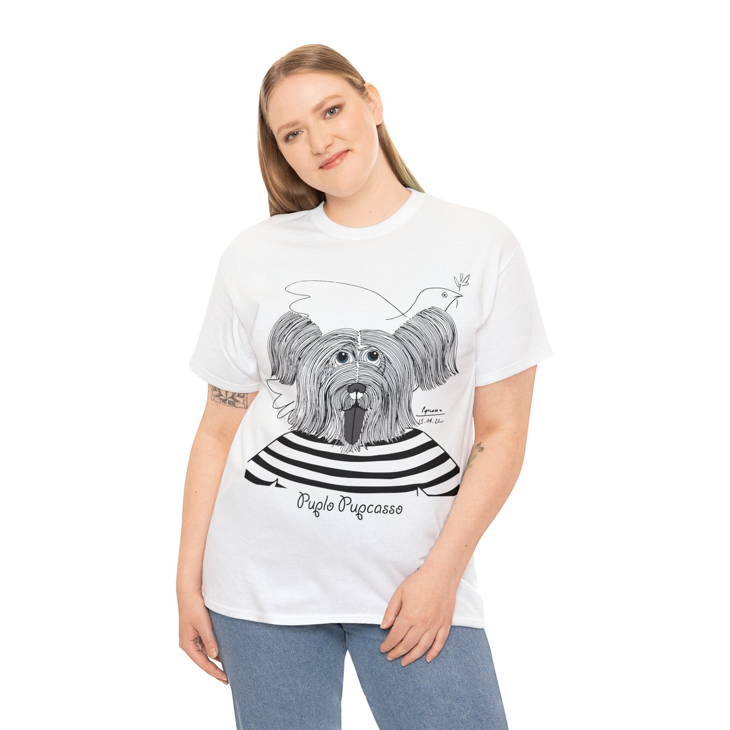Puplo Pupcasso Unisex Graphic T-shirt