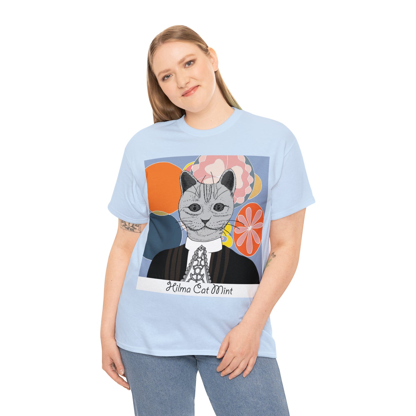 Hilma Cat Mint Unisex Graphic T-shirt