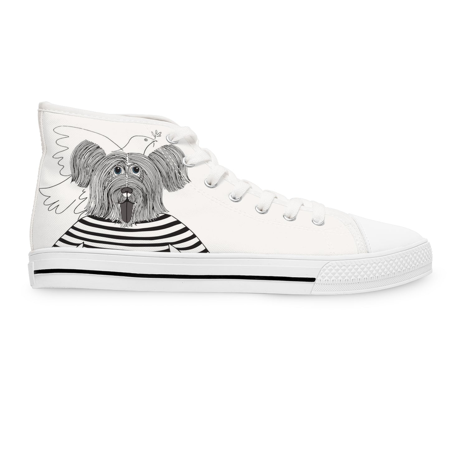 Limited Edition - WOMAN's Puplo Pupcasso High Top Sneakers