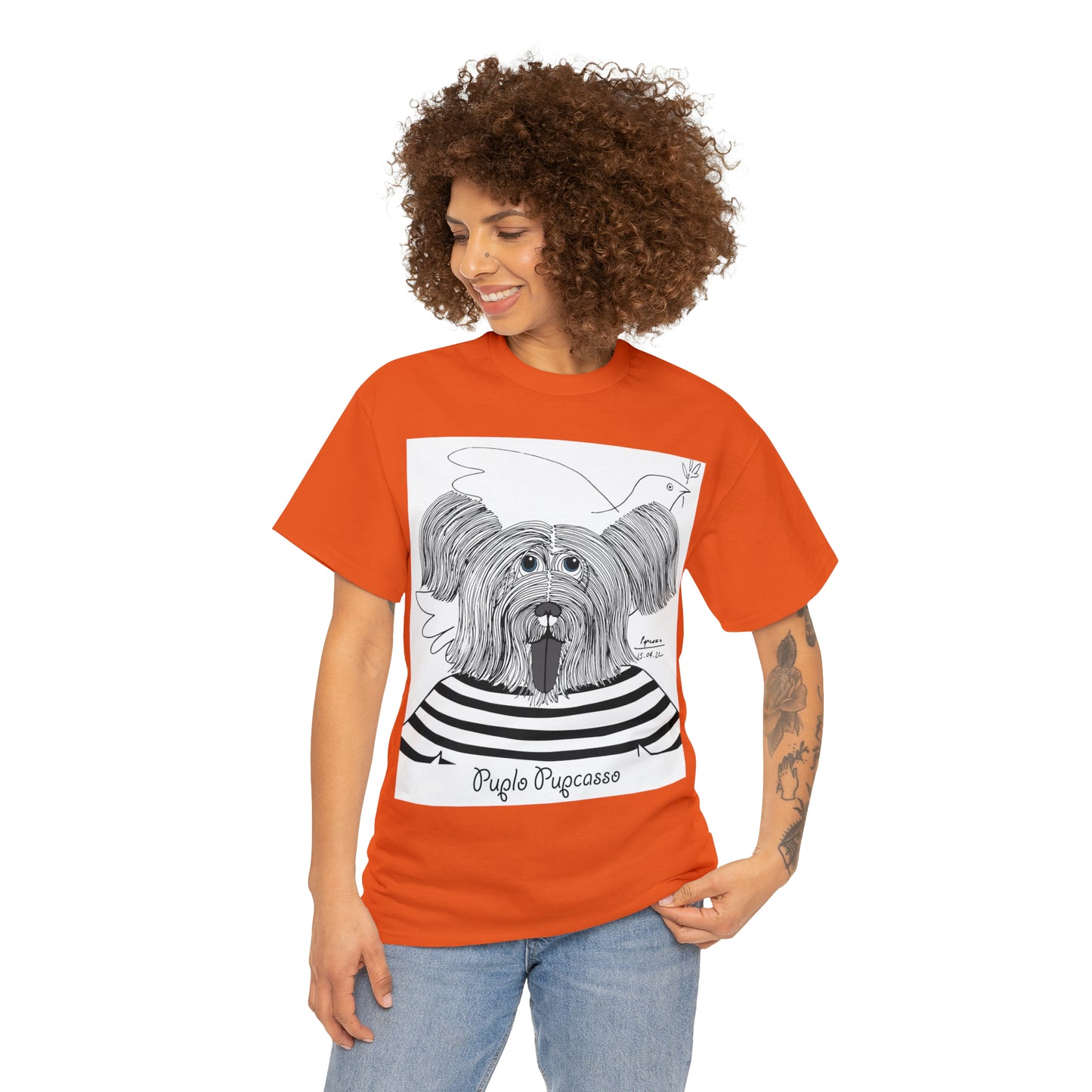 Puplo Pupcasso Unisex Graphic T-shirt