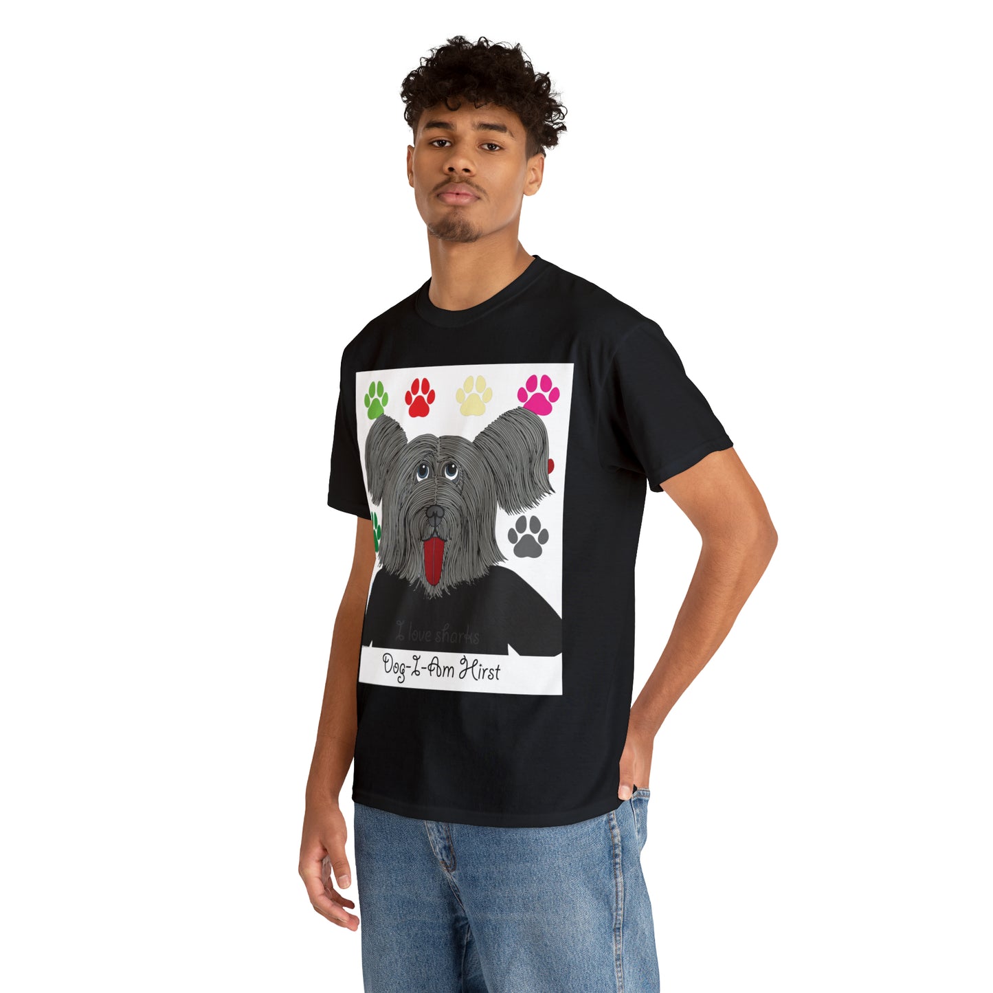 Dog-I-Am Hirst Unisex Graphic T-shirt