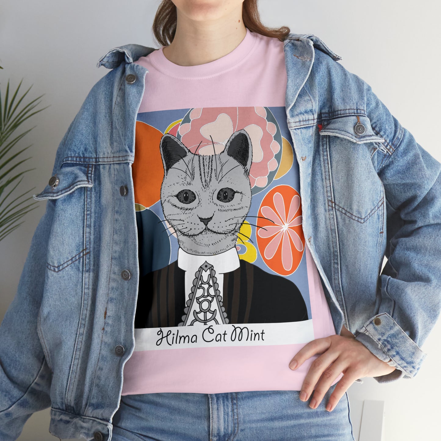 Hilma Cat Mint Unisex Graphic T-shirt