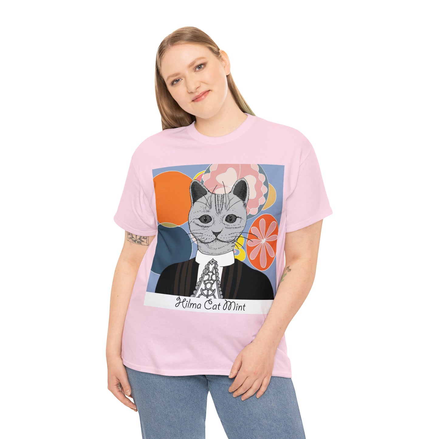 Hilma Cat Mint Unisex Graphic T-shirt