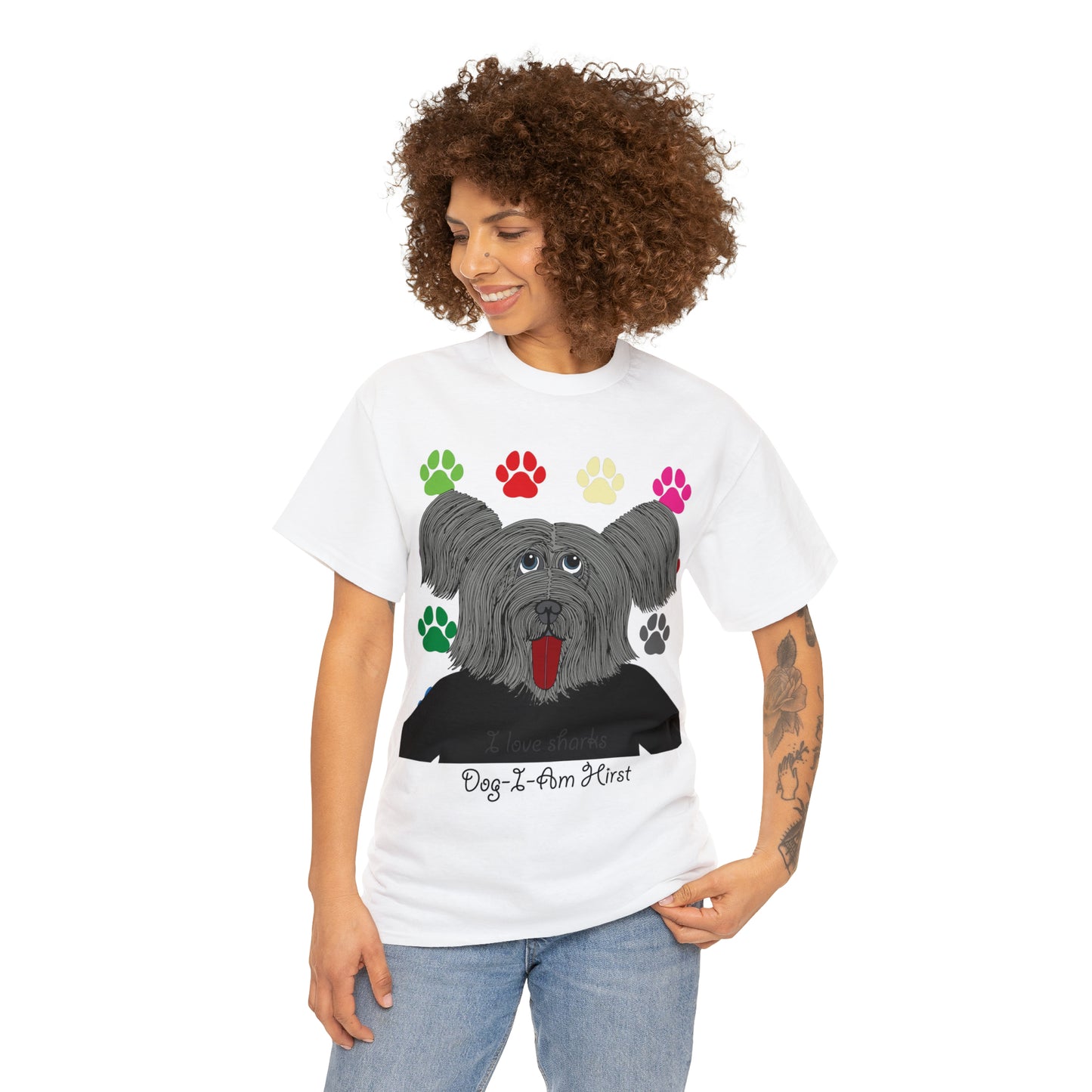 Dog-I-Am Hirst Unisex Graphic T-shirt