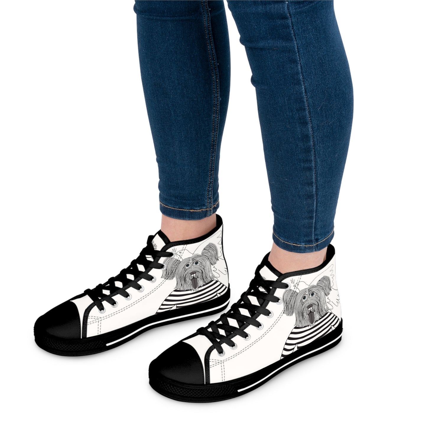 Limited Edition - WOMAN's Puplo Pupcasso High Top Sneakers