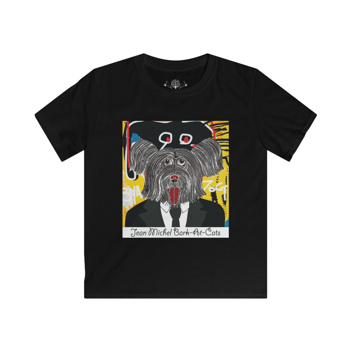 Kids Jean-Michel Bark-At-Cats Graphic T-Shirt
