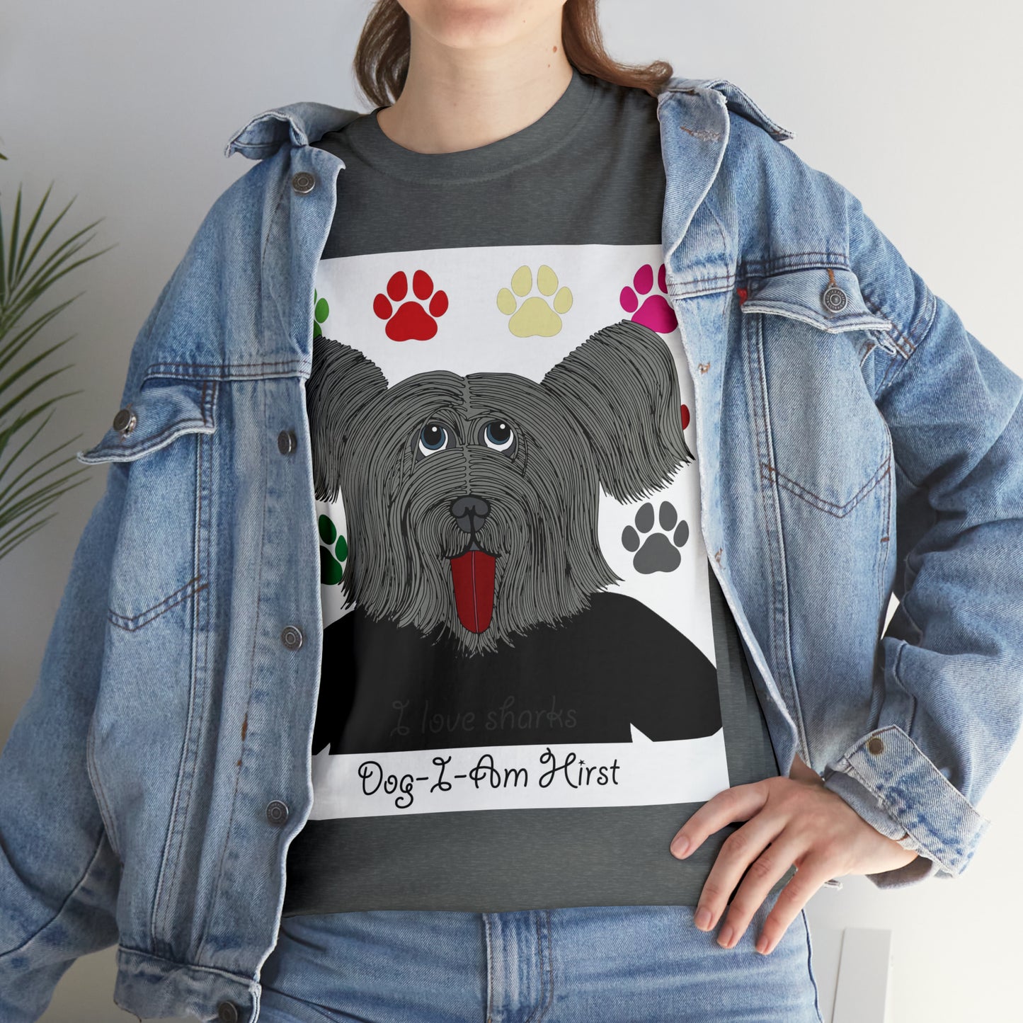 Dog-I-Am Hirst Unisex Graphic T-shirt