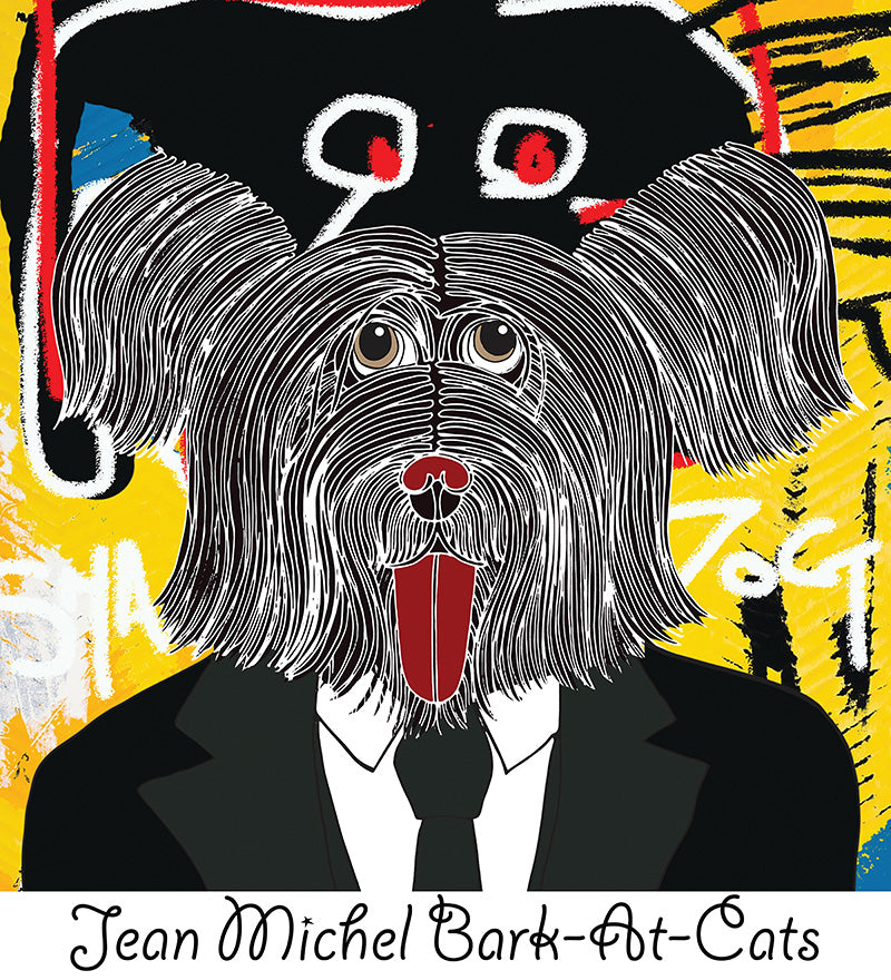 Jean-Michel Bark-At-Cats - The Shaggy Dogs Limited Edition Print