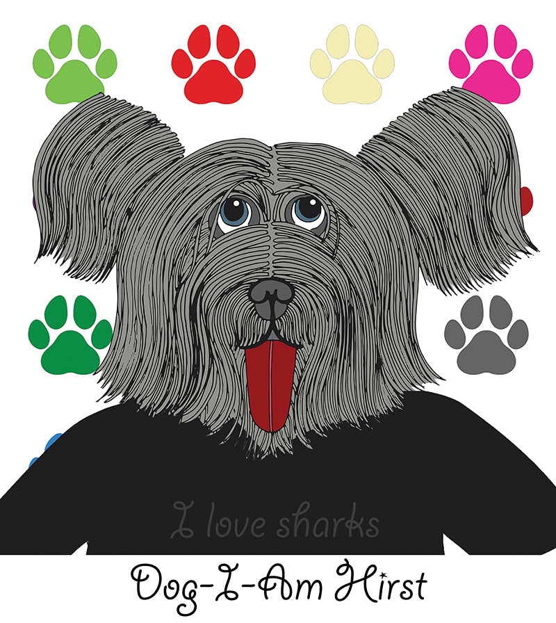 Dog-I-Am Hirst - The Shaggy Dogs Limited Edition Print