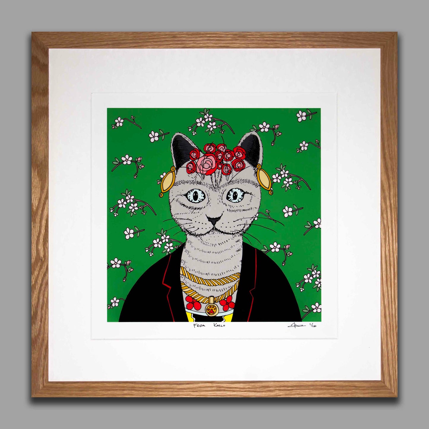 Frida Katlo - The Artists Cat Limited Edition Print
