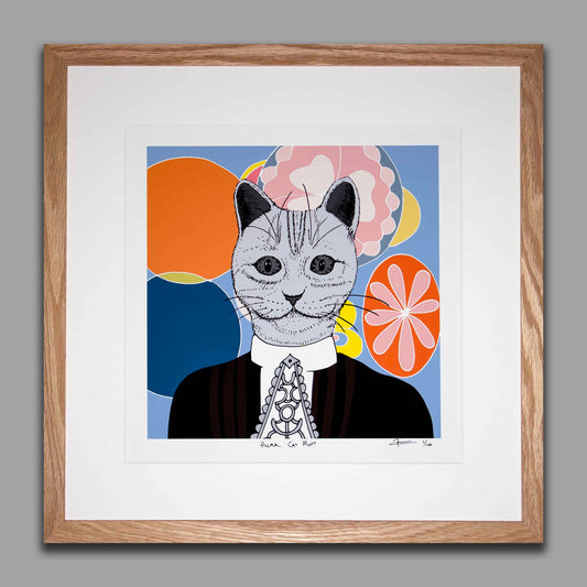Hilma Catmint - The Artists Cat Limited Edition Print