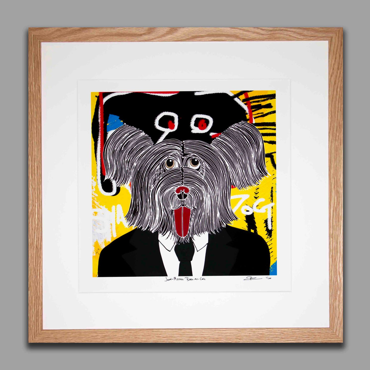 Jean-Michel Bark-At-Cats - The Shaggy Dogs Limited Edition Print