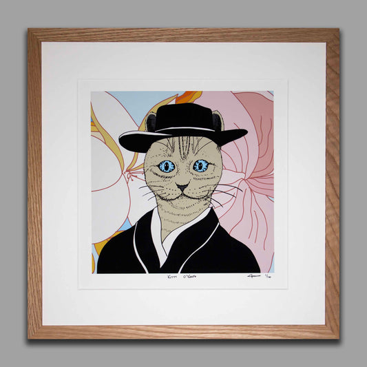 Kitty O'Keefe - The Artists Cat Limited Edition Print